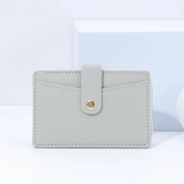 Mångsidigt kortfodral & plånbok för dam, elegant och kompakt accessoar med flera fack.