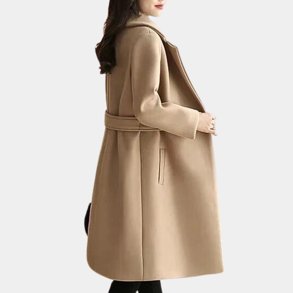 Mångsidig elegant damvinterjacka, varm höst- och vinterrock som passar både smart och casual stil.
