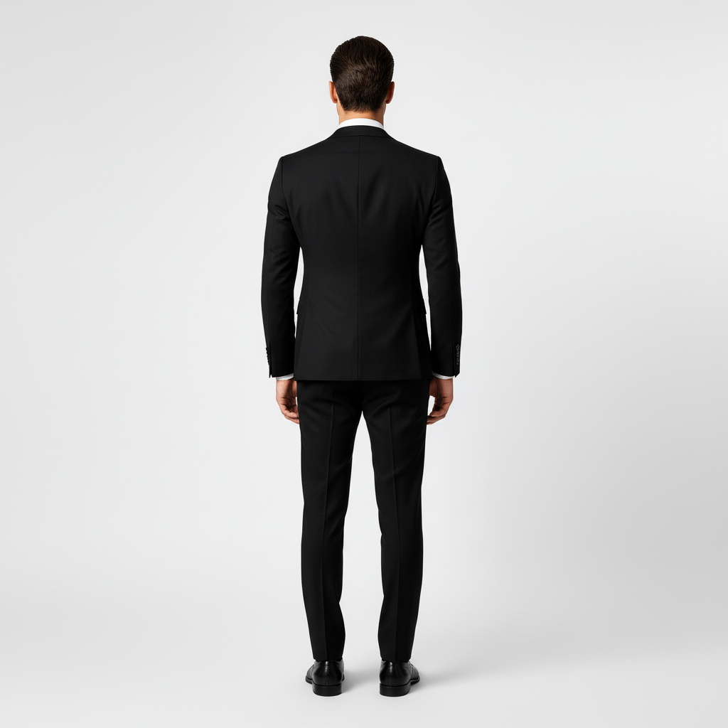 Herrkostym i 3 delar med väst, elegant för affärskläder och speciella event.