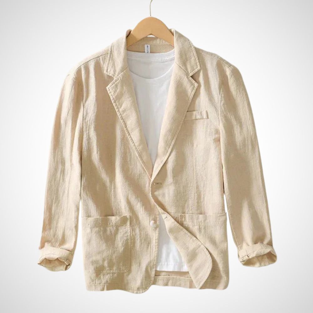 Snygg herrblazer i elegant design. En bekväm blazer herr som passar både till sommarblazer och höst.