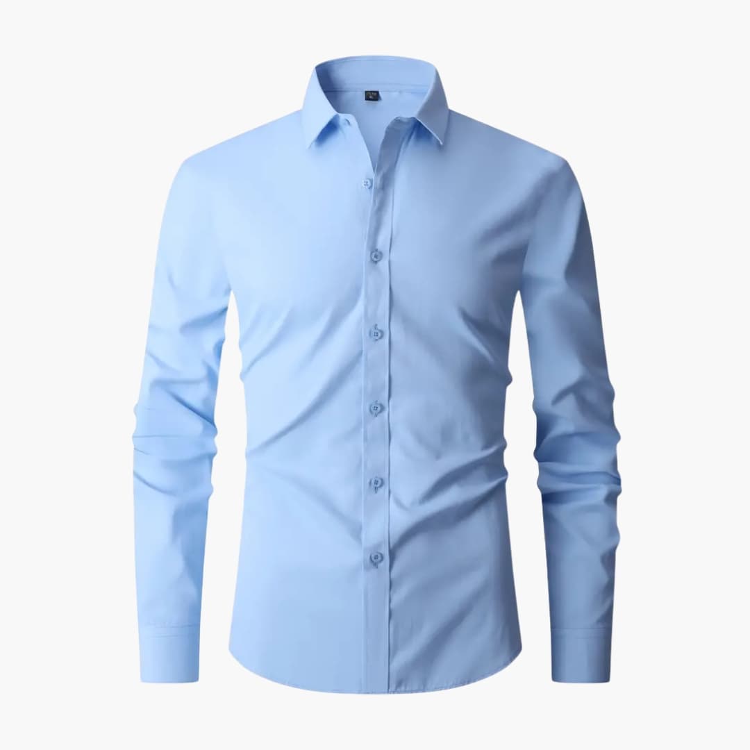 Stilren herrskjorta med elegant passform och lång ärm. Mångsidig skjorta för en klassisk och välklädd look.
