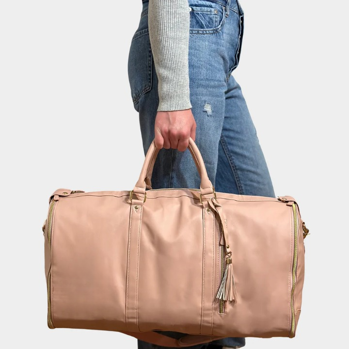 Funktionell weekendbag/handbagage Isabelle, med klädpåsefunktion för organiserad resa. Vattentät.