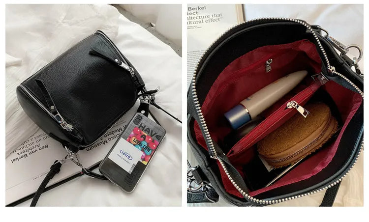 Mångsidig damväska, perfekt som shoppingväska, handväska eller axelväska, elegant & klassisk.