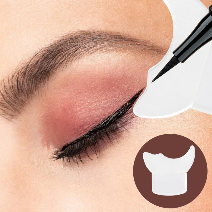 "Elegant silikonverktyg för ögonmakeup, ergonomiskt designad för precis applicering av mascara, eyeliner och ögonskugga."