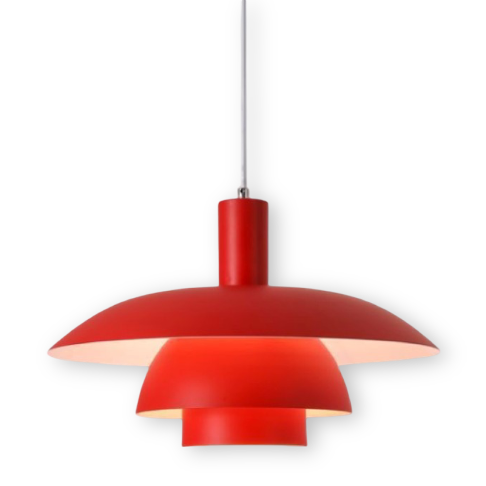 Ljus och elegant hänglampa, modern skandinavisk design för alla rum.