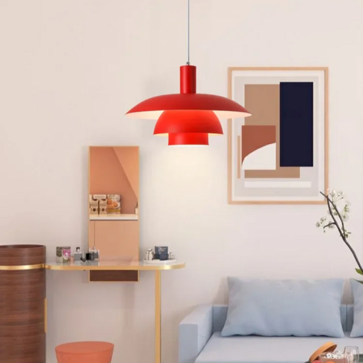 LED-pendellampa i skandinavisk stil, modern belysning för ditt hem.
