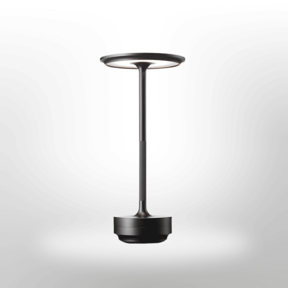 Designad sladdlös LED-bordslampa, touchstyrd & USB-laddningsbar, perfekt som stilren inredningsdetalj.