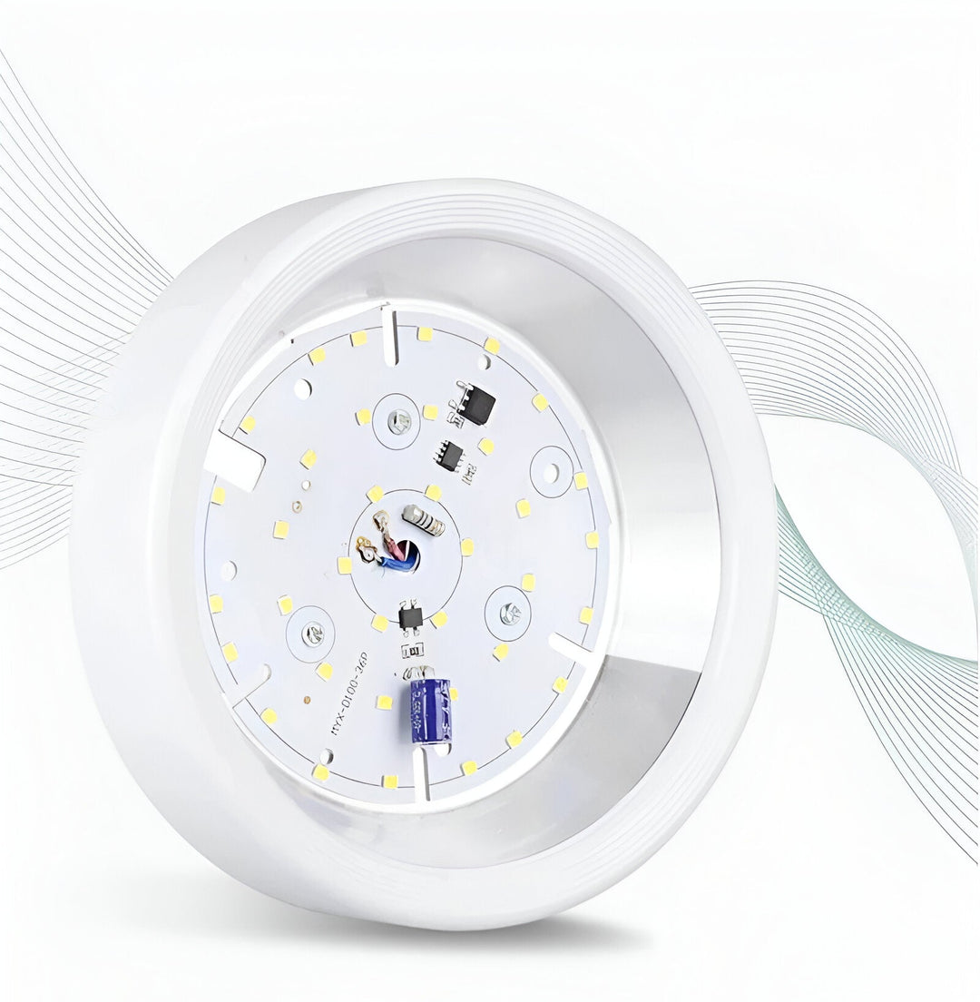 Premium rund LED taklampa. Ger elegant, jämn inomhusbelysning med minimalistisk känsla.