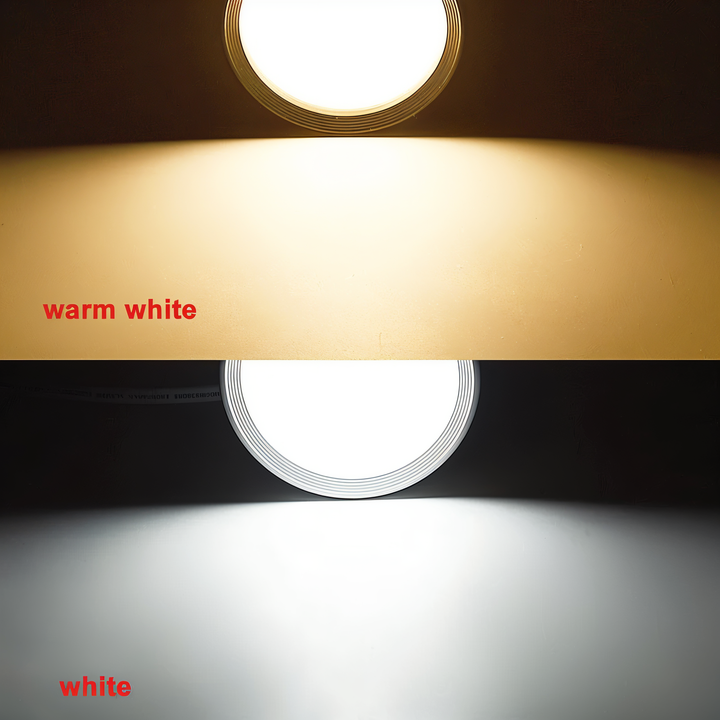 Elegant och ultratunn rund LED taklampa. Modern och energisnål belysning för alla rum.