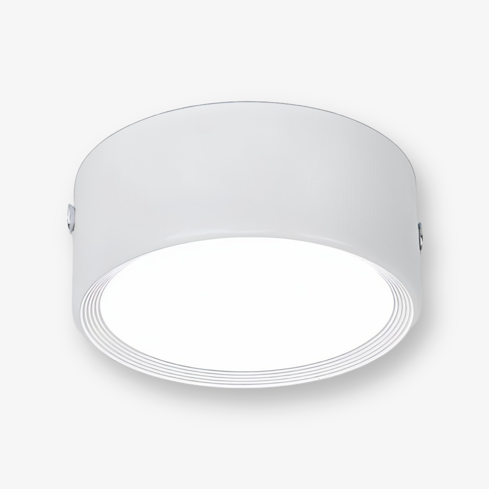 Perfekt för köket: Ultratunn rund LED taklampa. Modern och ljus inomhusbelysning.