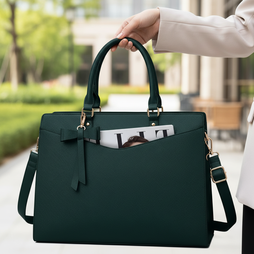 Elegant unisex laptopväska, vattentålig för 15.6 tum, perfekt för jobb, skola och pendling med stil.