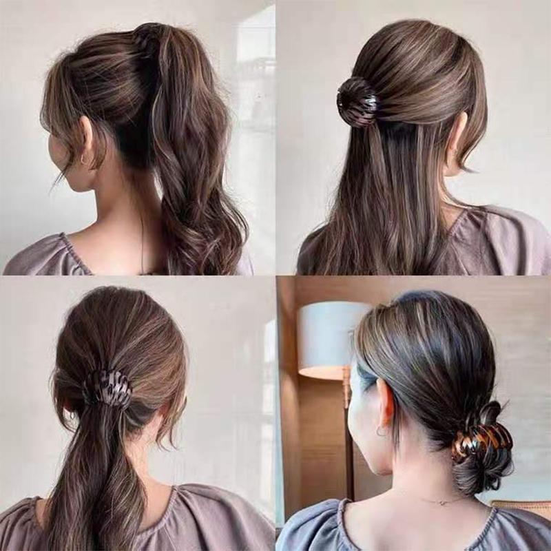 Elegant hårnål för kvinnor i dammrosa, enkel styling för alla tillfällen.