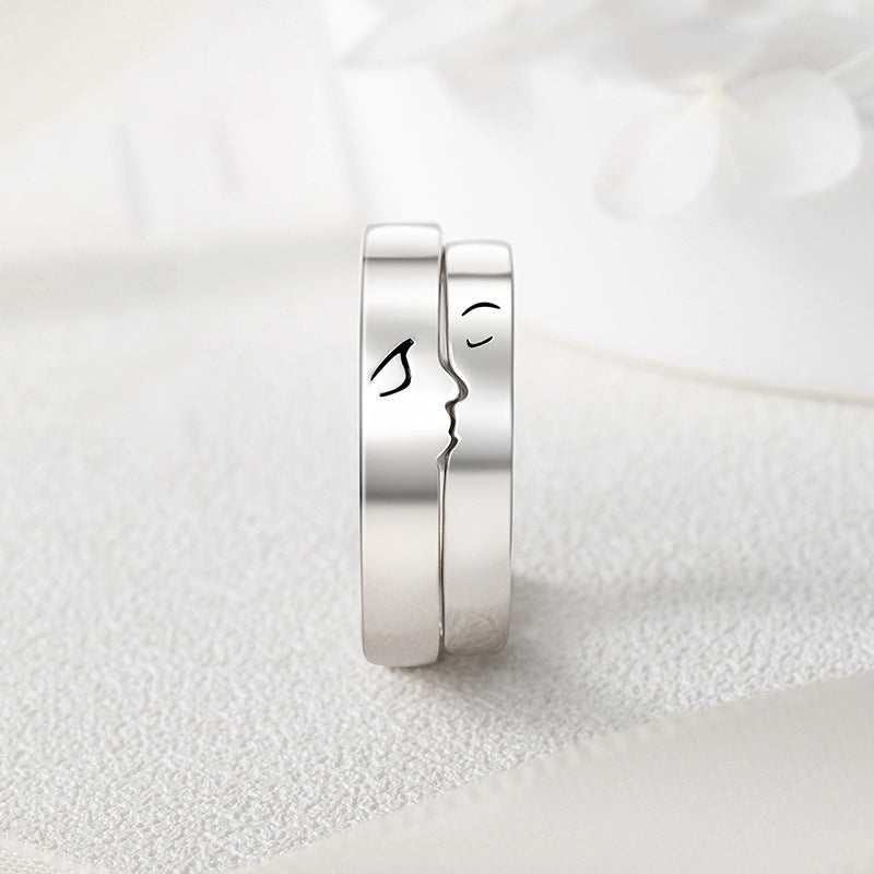 "Eleganta sterling silver parringar, infinitydesign, symbol för kärlek och samhörighet, justerbar storlek, perfekt present."
