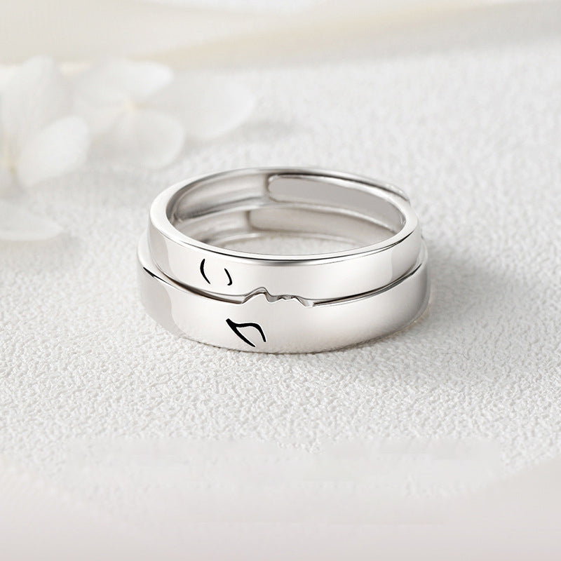 "Eleganta sterling silver parringar, infinitydesign, symbol för kärlek och samhörighet, justerbar storlek, perfekt present."