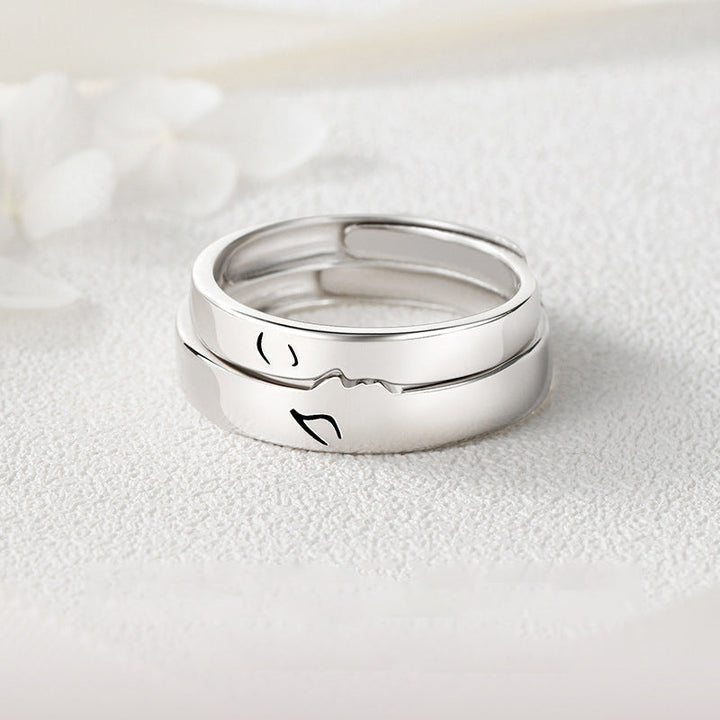 "Eleganta sterling silver parringar, infinitydesign, symbol för kärlek och samhörighet, justerbar storlek, perfekt present."