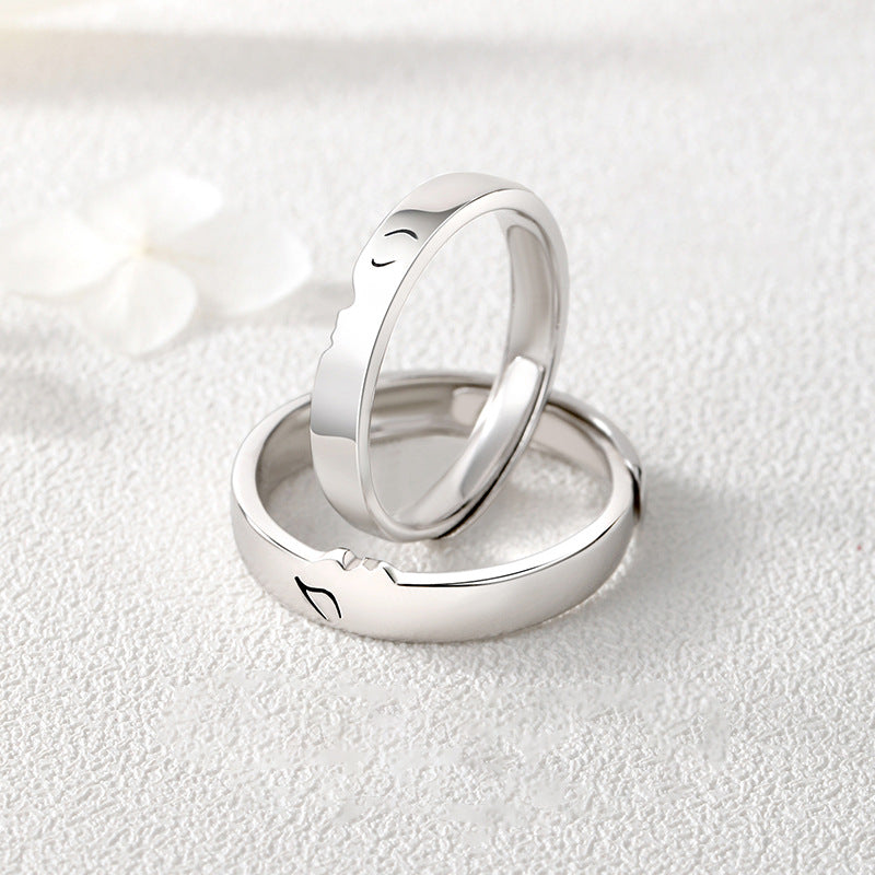 "Eleganta sterling silver parringar, infinitydesign, symbol för kärlek och samhörighet, justerbar storlek, perfekt present."
