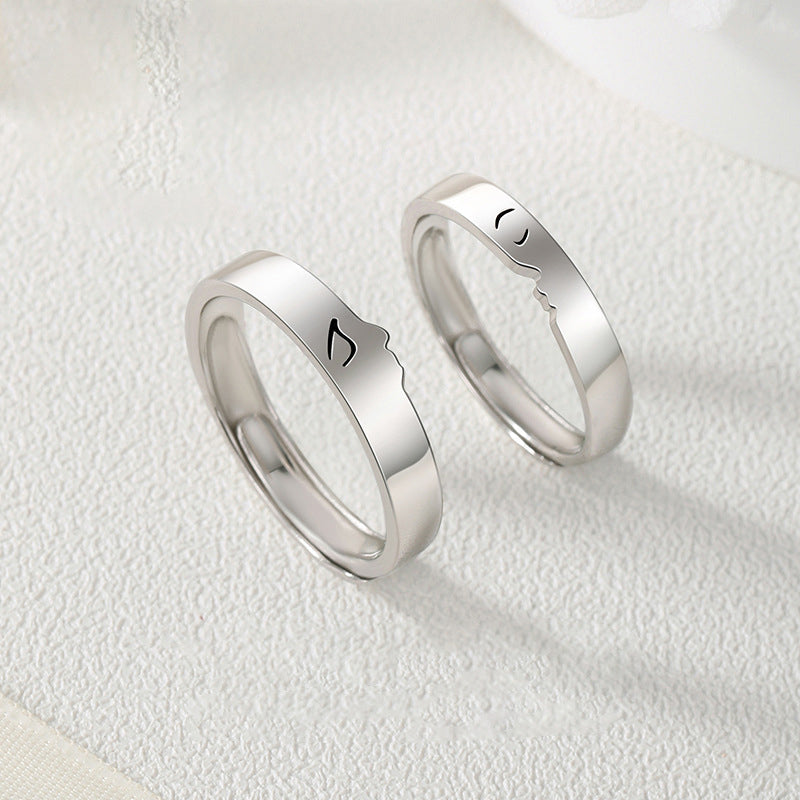 "Eleganta sterling silver parringar, infinitydesign, symbol för kärlek och samhörighet, justerbar storlek, perfekt present."