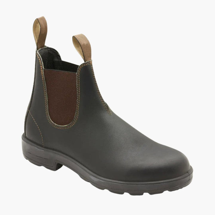 Eleganta svarta herr Chelsea boots med slip-on design för enkel påtagning, perfekt som vardagssko.