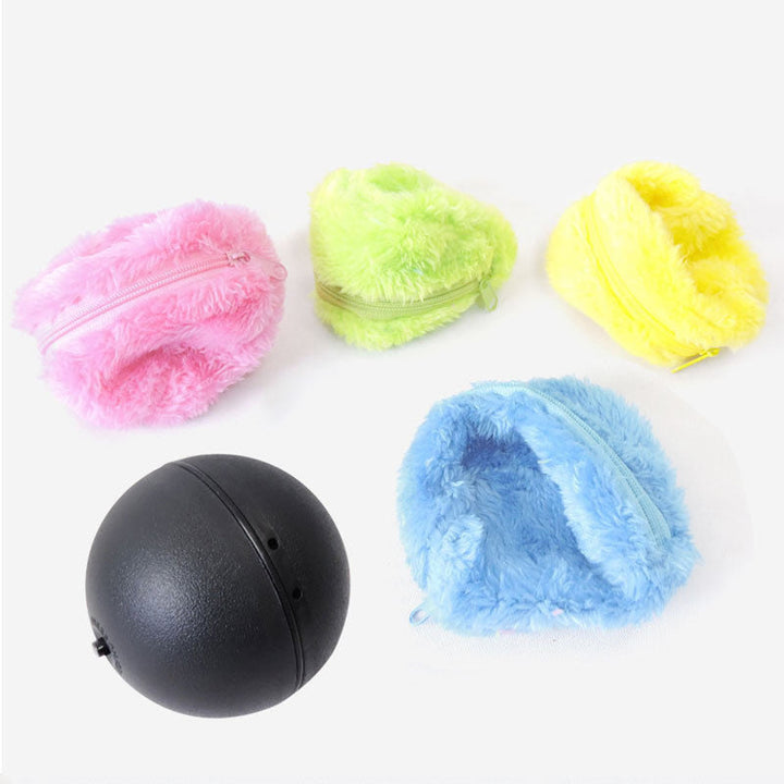 Fuzzy elektrisk boll hundleksak, ger mental stimulans och aktiv inomhuslek för hundar.
