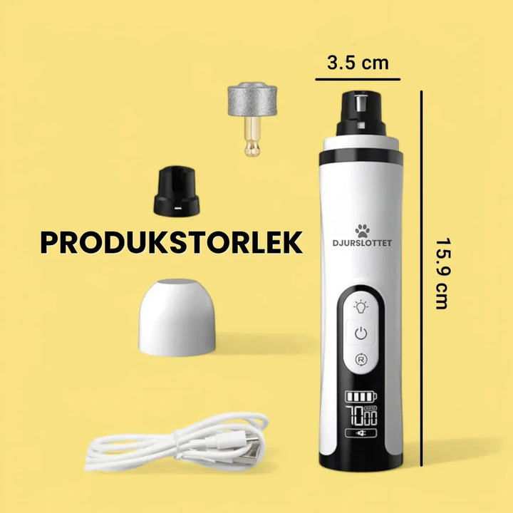 Effektiv elektrisk kloslip för hemmagrooming. Gör klövården enkel & stressfri för alla husdjur.