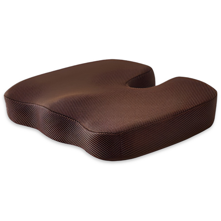 Högkvalitativ sittkudde i memoryskum. Ergonomisk, unisex, lindrar rygg- och ländryggssmärta.