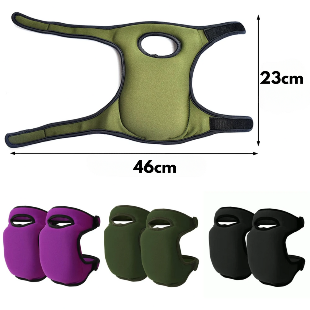 Gröna, slitstarka arbetsknäskydd. Ergonomisk komfort för trädgårdsarbete.