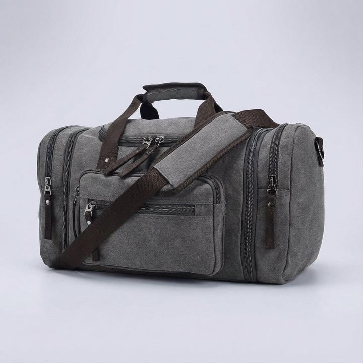 Snygg och funktionell WeekenderPro expanderbar weekendväska i canvas, perfekt som unisex resväska.