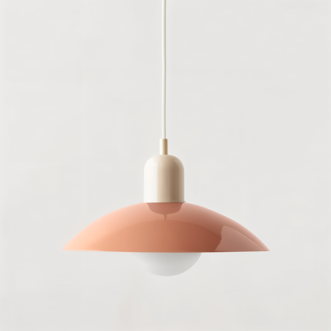 Kupolformad hänglampa, färgglad designlampa, Macaron Pop stil, vardagsrum.
