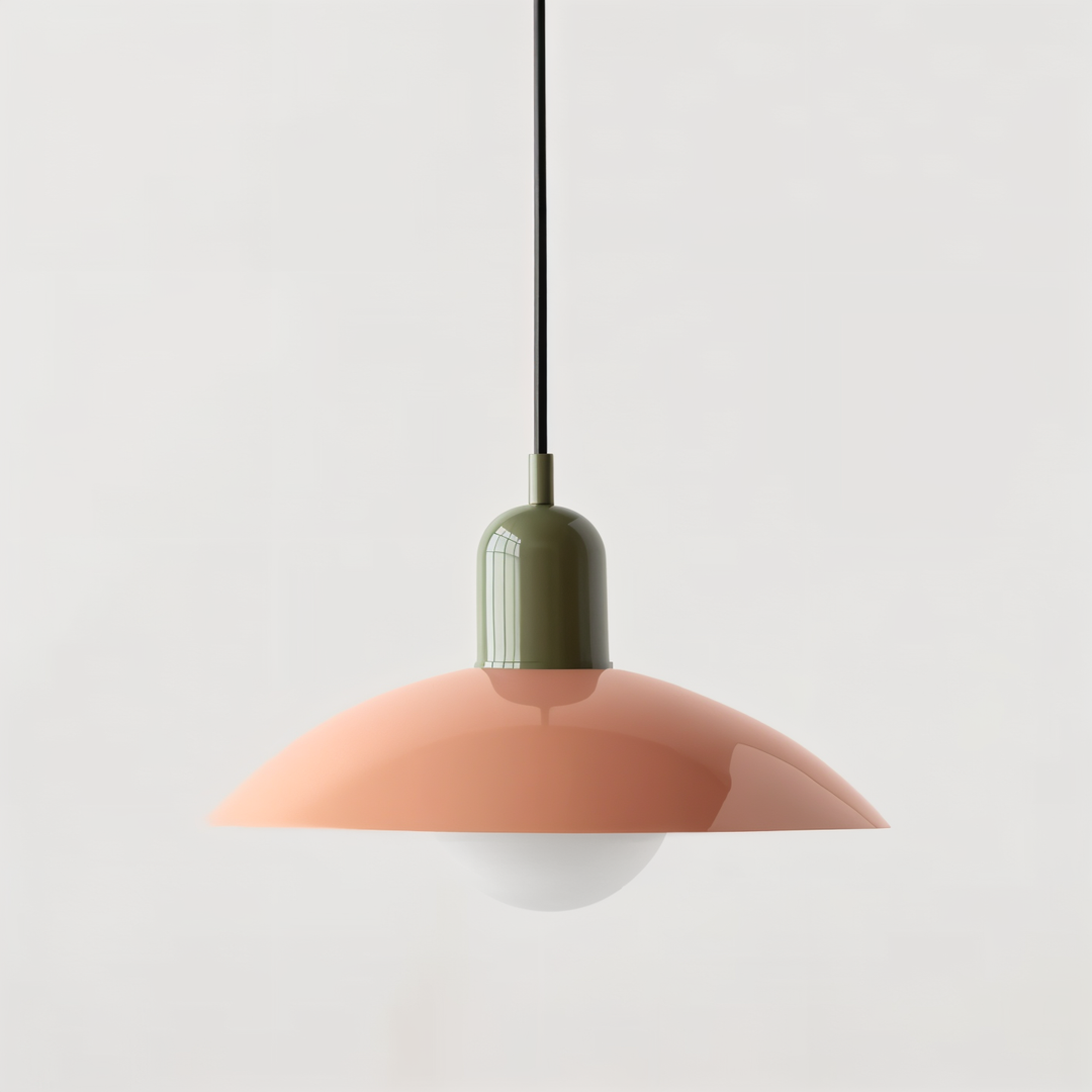 LED-pendellampa i Macaron Pop stil, justerbar belysning för hemmet.