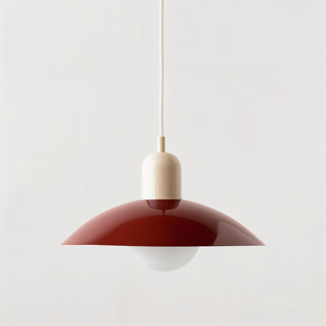 Bauhaus taklampa, färgglad och modern inomhusbelysning, LED-kompatibel.