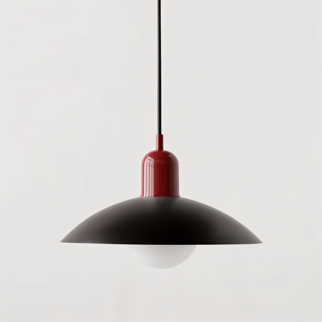 Modern taklampa i Bauhaus-stil, färgglad inomhusbelysning för hem & trädgård.