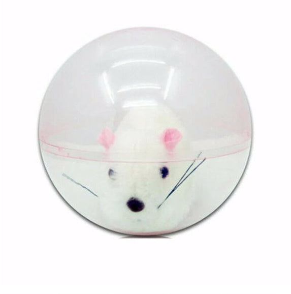 Säker leksaksboll för smådjur, perfekt för hamster, marsvin och kanin. Främjar motion och aktivering.