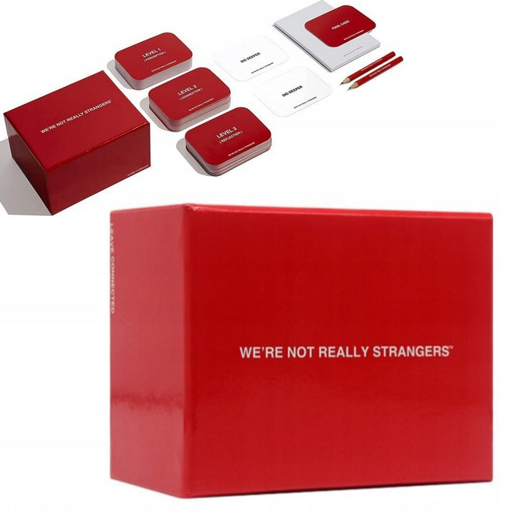 Förpackning med 'Kortspel för Par' med röd design, perfekt present för relationen.