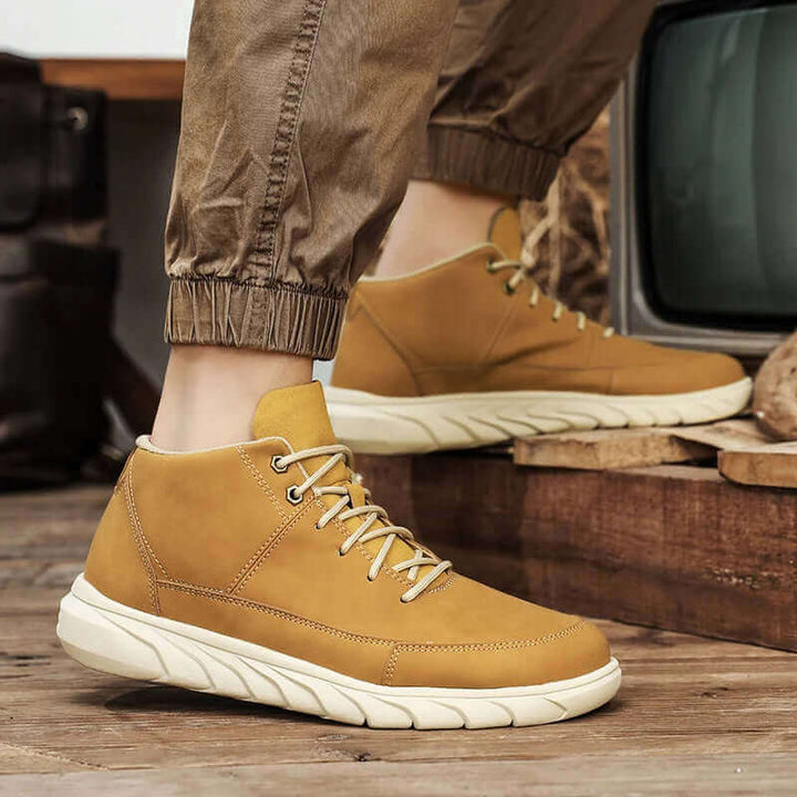 Herr High-Top Sneakers med Dämpad Innersula