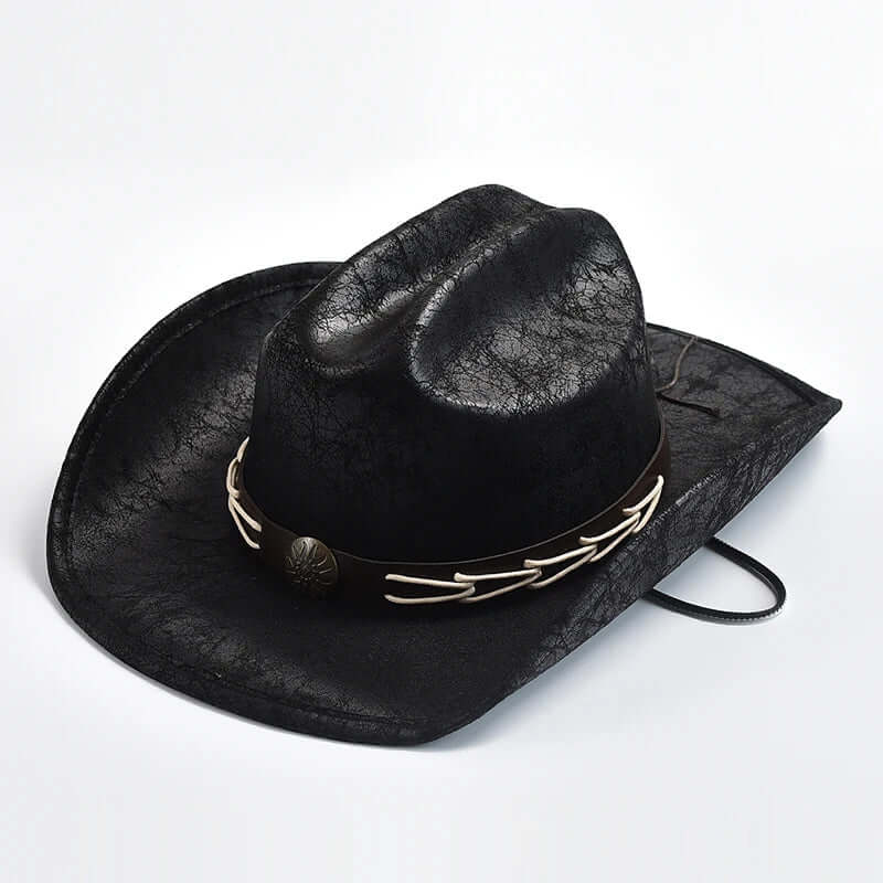 Cowboyhatt med benpärlor – Westernstil