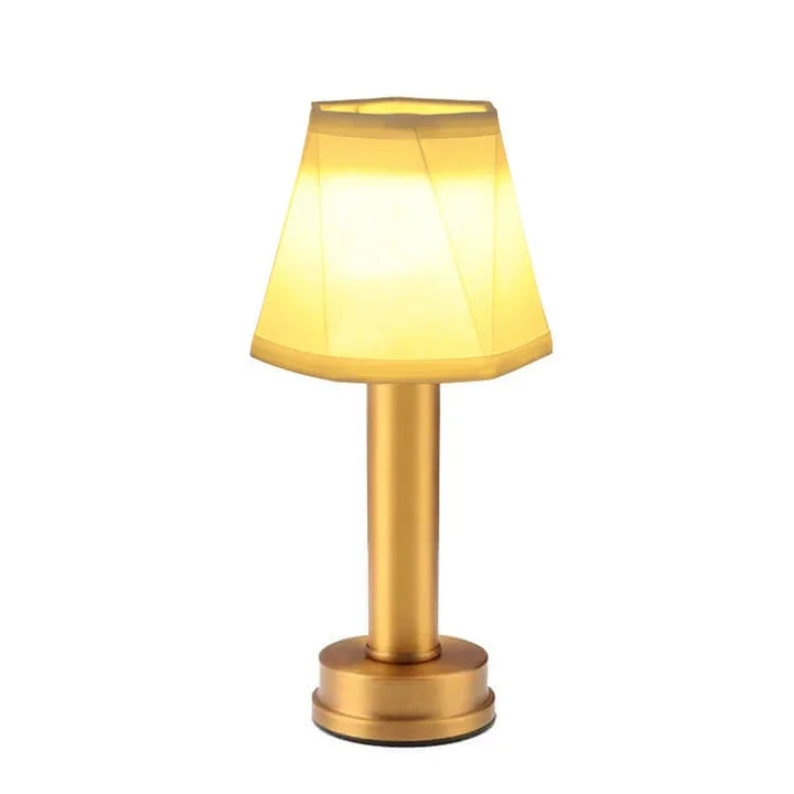 Elegant sladdlös LED-bordslampa i stilren design för mysig stämningsbelysning i hemmet