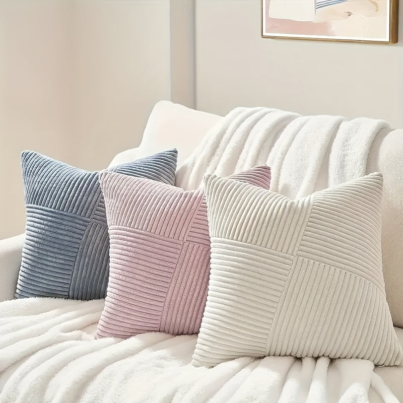 Tvåpack bohemiska kuddfodral i manchester uppvisade i ett modernt hem
