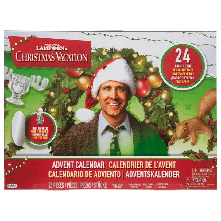 "Färgglad adventskalender med 24 luckor, lämplig för familjer. Perfekt juldekoration för ett hemtrevligt och festligt inslag.