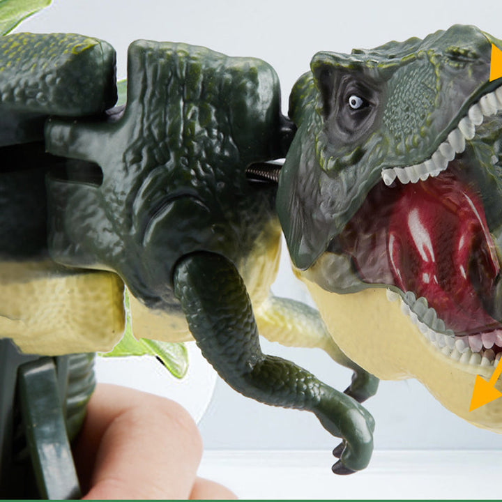 "Färgglad dinosaurieleksak med bitfunktion för barn, interaktiva rörelser, ideal för fantasifull lek för barn 3 år+"