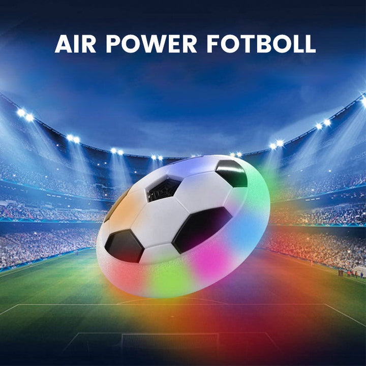 Inomhusfotboll med LED-ljus, svävande effekt, perfekt för barn och husdjur att leka inomhus i mörka miljöer.