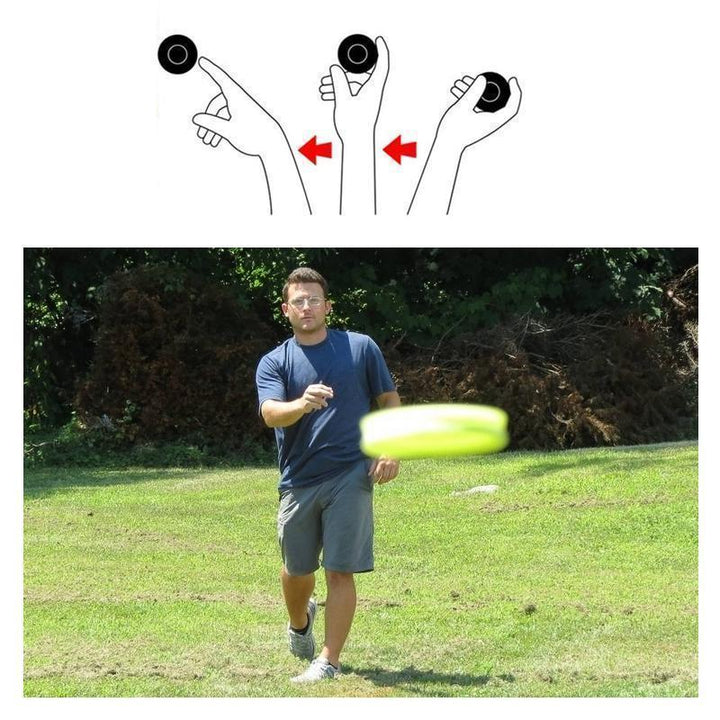 "Färgglad Mini Pocket Frisbee för utomhuslek, liten nog för fickan, perfekt för stranden och trädgårdsspel."