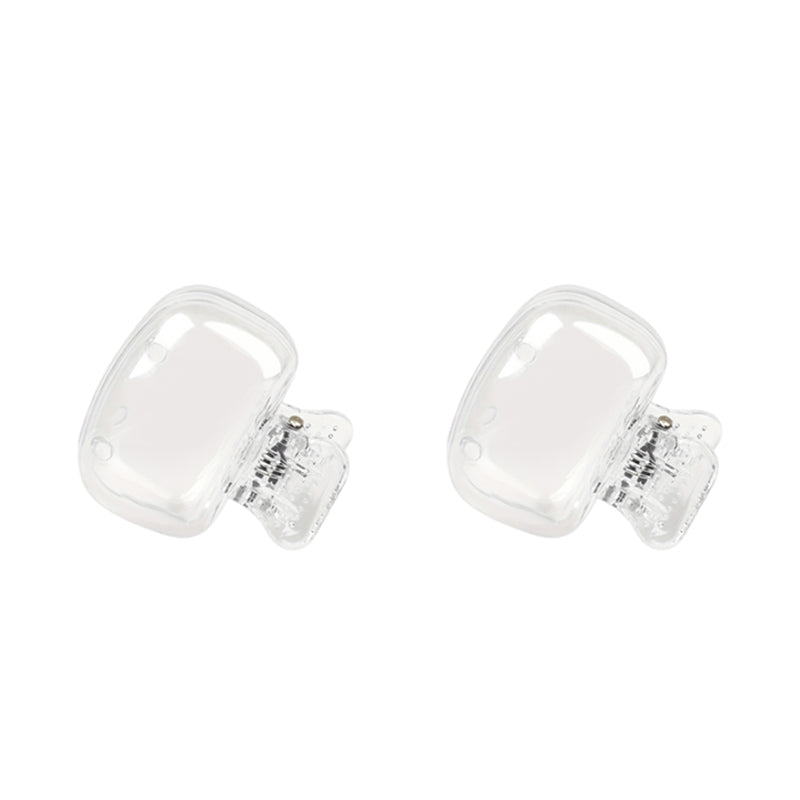 Färgglatt plastfodral för tandborste, set med fem olika färger: genomskinlig, blå, röd, grön, rosa. Perfekt för resor.