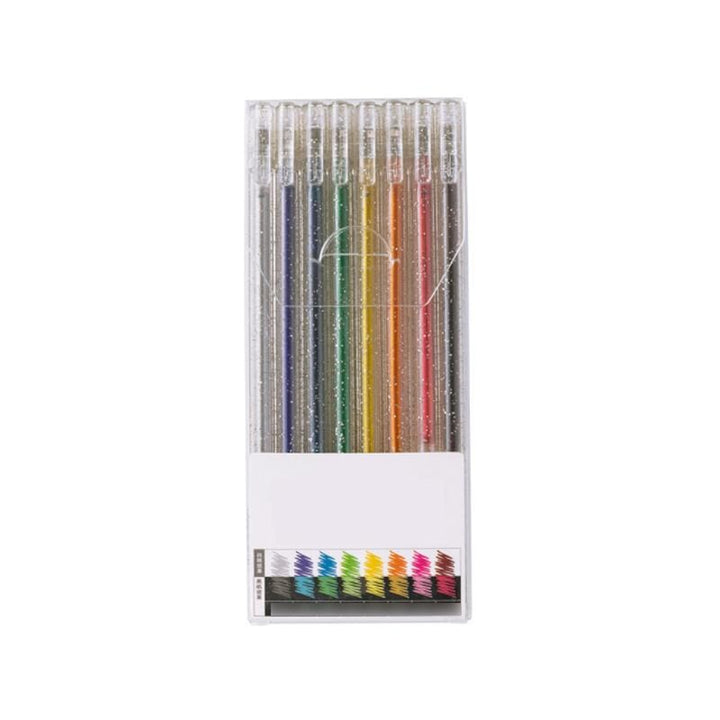 Färgglada gelpennor för vuxna - 48 unika nyanser, inklusive glitter och neon. Perfekt för färgläggning och kreativt skapande
