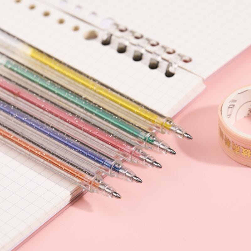 Färgglada gelpennor för vuxna - 48 unika nyanser, inklusive glitter och neon. Perfekt för färgläggning och kreativt skapande