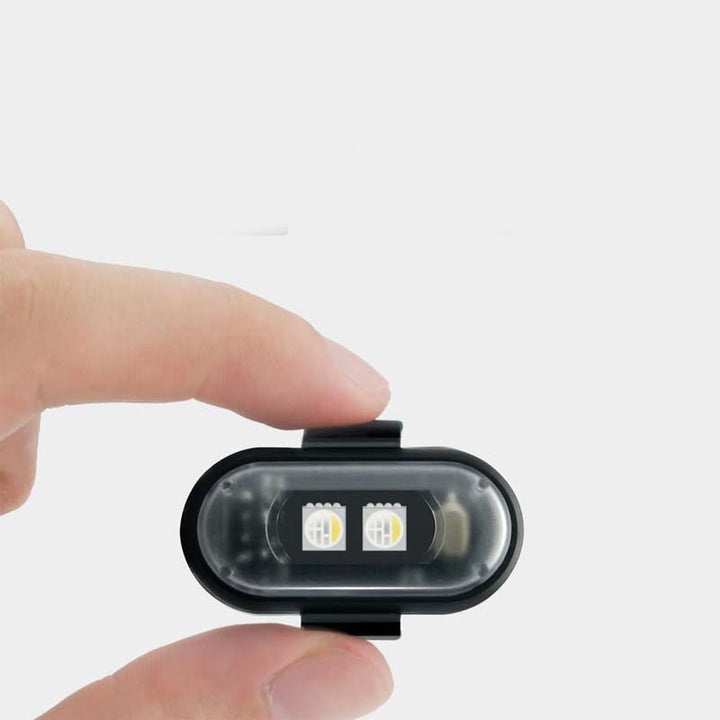 "Färgglada LED-lampor för bil, stroboskopljus, antikollisionsskydd, fjärrkontroll, dynamiska effekter, 12V ABS-material."