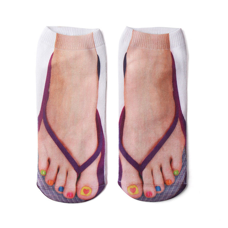 Färgglada unisex ankelstrumpor med levande tryck, mjuk blandning, perfekt för en stilfull outfituppgradering.