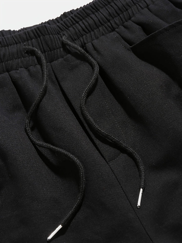 Avslappnade fritidsshorts för män i streetstyle-look med tryck och skön passform