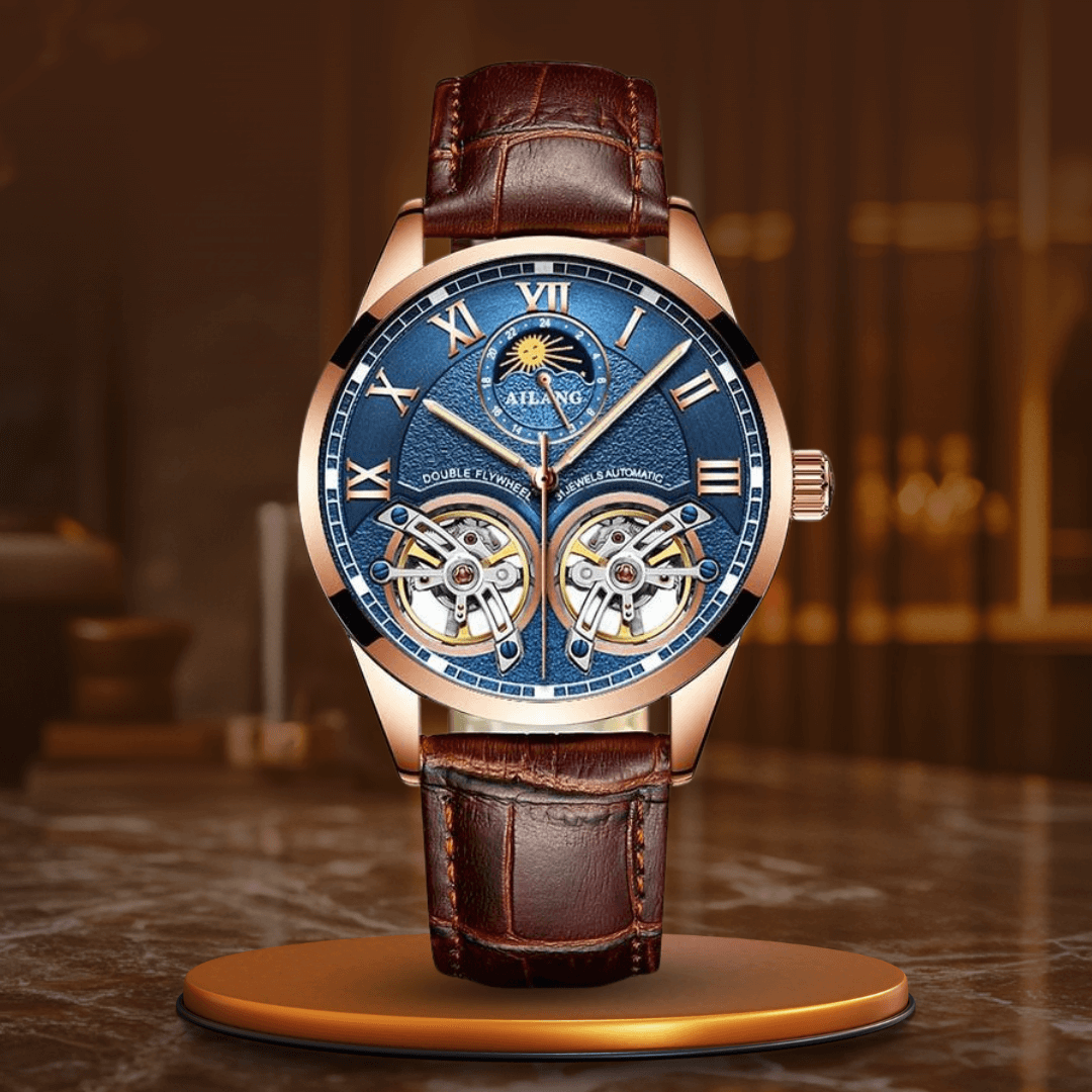 Elegant Automatisk Tourbillon Klocka