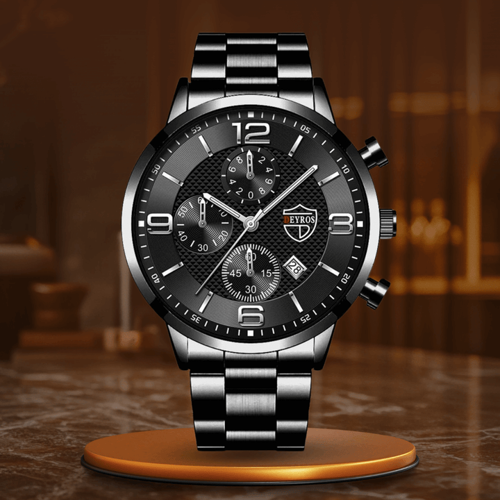 Elegant Klocka med Rem