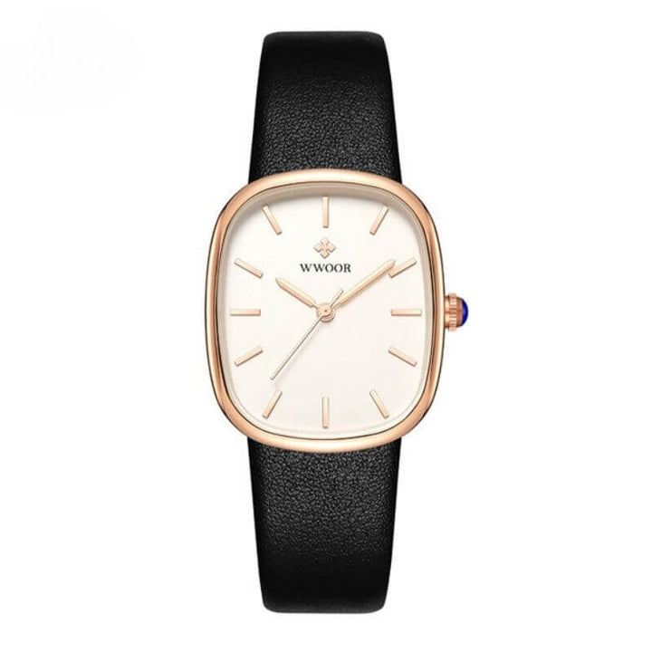 Elegant Kvartsur med Rem